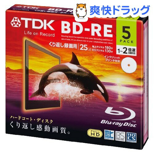 TDK 録画用ブルーレイディスク BD-RE 25GB 1-2倍速 インクジェット対応 B…...:soukai:10436227