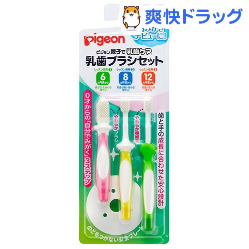 ピジョン　乳歯ブラシセット(1セット)【親子で乳歯ケア】