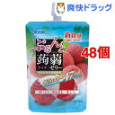 ぷるんと蒟蒻ゼリー スタンディング ライチ(130g*8コ入...