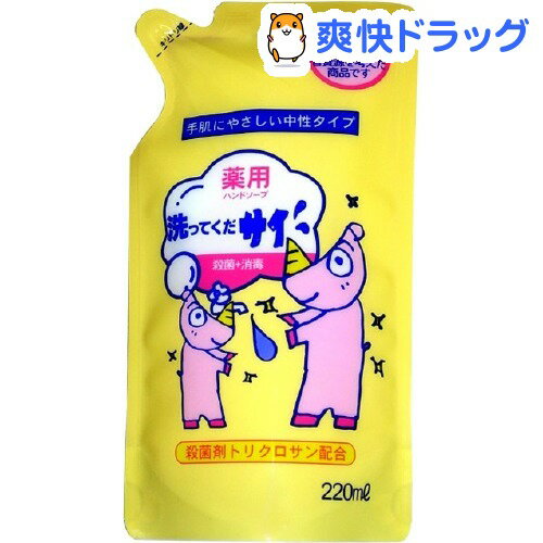 薬用ハンドソープ 洗ってくだサイ 詰替用(220mL)[ハンドソープ]薬用ハンドソープ 洗ってくだサイ 詰替用 / ハンドソープ★税込1980円以上で送料無料★