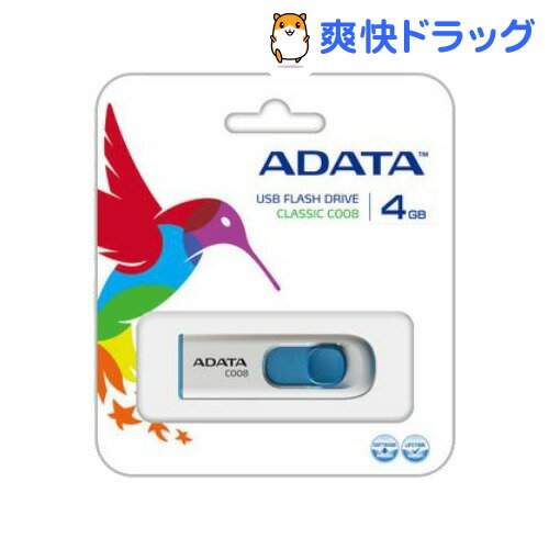 エーデータ スライド式 クラシック USBメモリ 4GB AC008-4G-RWE ホワイ…...:soukai:10531799