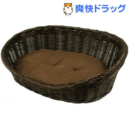 ペットプロ 手編みカラーベッド Mサイズ ブラウン(1コ入)【ペットプロ(PetPro)】[犬 ベッ...:soukai:10560442