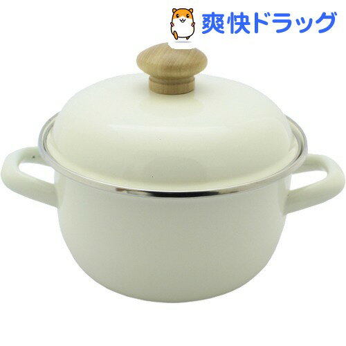 プロリーブ 直火・IH調理器対応 ホーロー両手鍋 内径17cm(1コ入)【プロリーブ】[キ…...:soukai:10498938