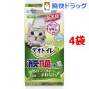 ユニチャーム 1週間消臭・抗菌デオトイレ消臭・抗菌シート(10枚入*4コセット)【デオトイレ】【送料無料】