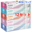 スコッティ ティシュー ウェルネス(400枚(200組)*5箱パック*12セット)【スコッティ(SCOTTIE)】