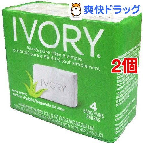 アイボリー石鹸 アロエ(113g*4コ入*2コセット)【アイボリー(IVORY)】[アイボ…...:soukai:10418772