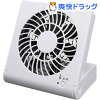 ピエリア コンパクトデスク扇風機 ホワイト PPM-1081WH(1台)