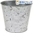 グリーンハウス フレンチシルバーブリキ L 3389-B ラウンド(1コ入)【グリーンハウス(ガーデニング用品)】