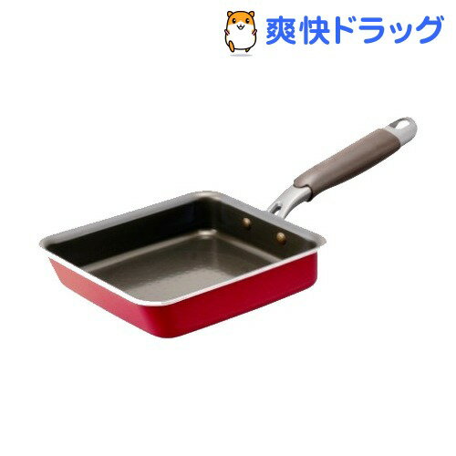 エバークック フライパン 玉子焼き 15*18 レッド EVFP-TR(1枚入)【エバークック(evercook)】