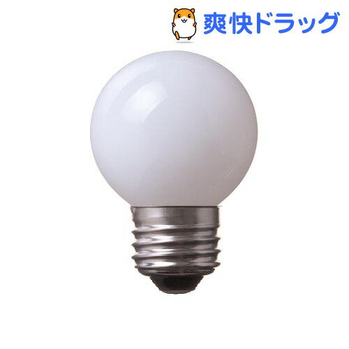 G50形LEDランプ 電球色 口金E26 ガラスホワイト LDG2LG50W(1コ入)