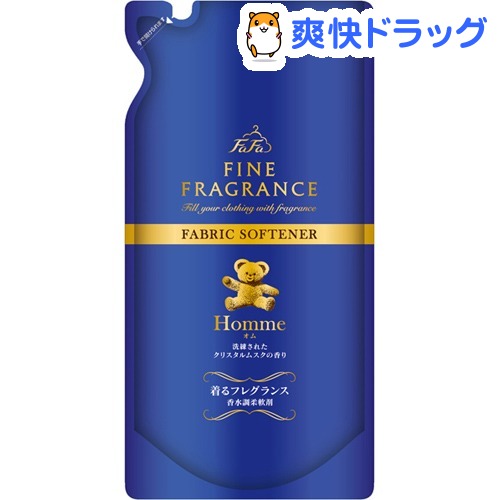 クーポンで10%オフ★ファーファ ファインフレグランス オム 詰替用(500mL)【ファーファ】[柔軟剤]【8/15 10:00-23:59までクーポン利用で5000円以上10%オフ】