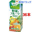 農協 野菜Days 野菜&フルーツ100%(200mL*18本入*2)【送料無料】