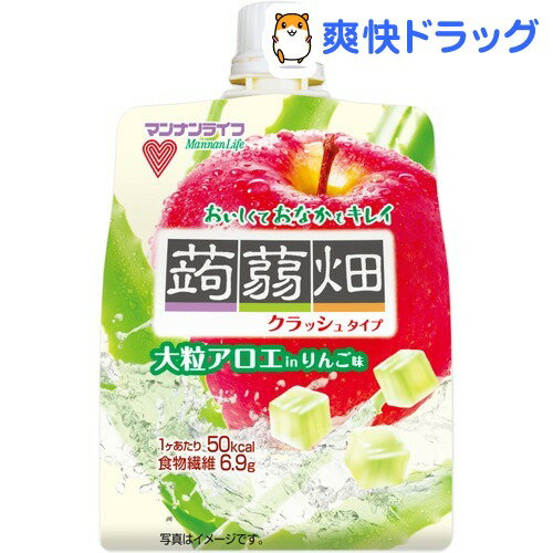 大粒アロエinクラッシュタイプの蒟蒻畑 りんご味(150g)【蒟蒻畑】