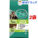 ピュリナワン キャット 子ねこ用 チキン(2kg*2コセット)【ピュリナワン(PURINA ONE)】[キャットフード ドライ]