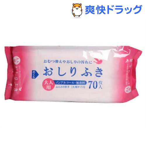 大人用おしりふき U-1(70枚入)大人用おしりふき U-1★税込1980円以上で送料無料★