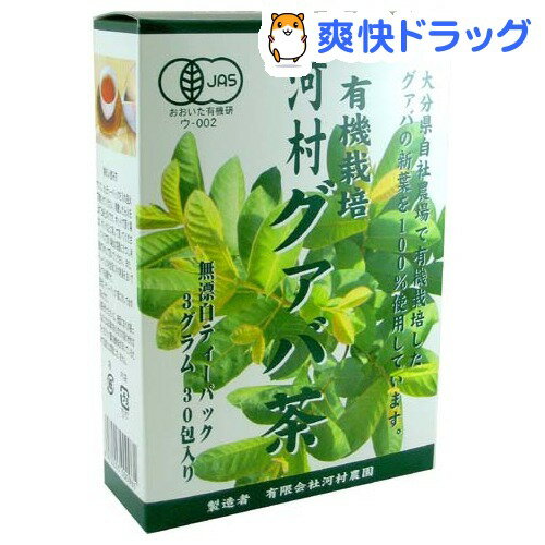 有機栽培 河村グァバ茶(3.0g*30包入)[グァバ茶]