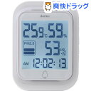 ドリテック PM2.5温室時計 エルモニ ホワイト O-70...