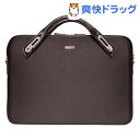 アビィ ミッシェル サテンブリーフケース Mサイズ ブラック B6307BK(1コ入)【アビィ】