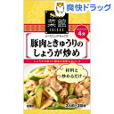 菜館シーズニング 豚肉ときゅうりのしょうが炒め(2人前*2回分)【菜館(SAIKAN)】