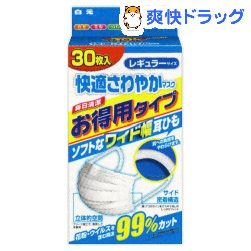 サニーク 快適さわやかマスク レギュラーサイズ(30枚入)【サニーク】[マスク]