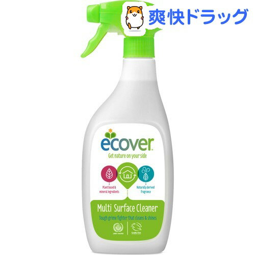 クーポンで10%オフ★エコベール 簡単ピカピカクリーナー 本体(500mL)【エコベール(ECOVER)】[液体洗剤]【8/15 10:00-23:59までクーポン利用で5000円以上10%オフ】