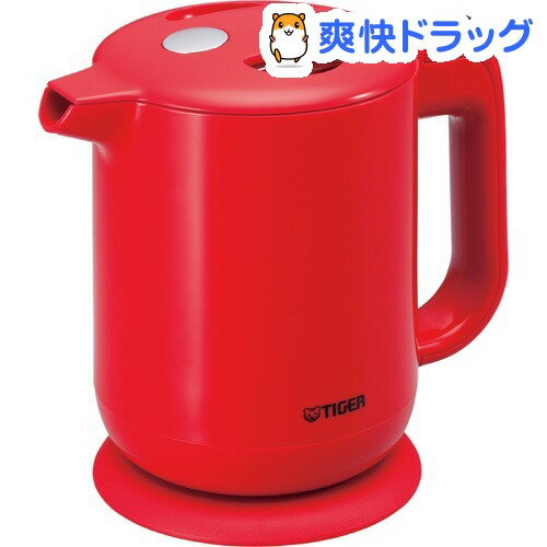 タイガー 電気ケトル 0.8L トマトレッド PFY-A081RT(1台入)