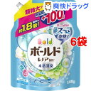 【訳あり】ボールド 洗濯洗剤 液体 フレッシュピュアクリーンの香り 詰め替え 超特大 増量(1.36kg*6袋セット)【ボールド】