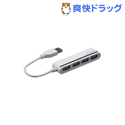 グリーンハウス 4ポート USB2.0HUB スイッチ付 バスパワー ホワイト GH-UH…...:soukai:10244511