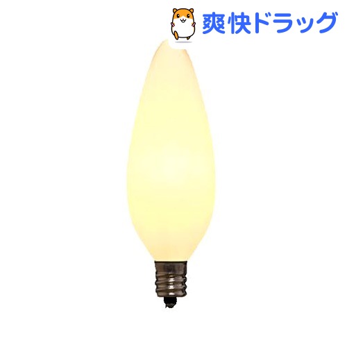 C32形 LEDランプ 電球色 E12 ホワイト LDC1LG32E12W(1コ入)