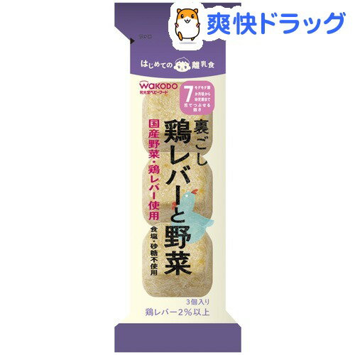 はじめての離乳食　裏ごし鶏レバーと野菜(2.1g)