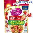 ケロッグ フルーツグラノラ 朝摘みいちご(600g*6コセット)【送料無料】