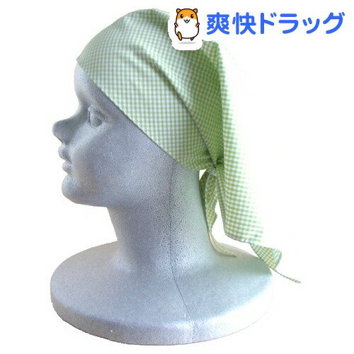 三角巾 ギンガム緑(1枚入)