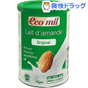 エコミル 有機アーモンドミルク パウダー アガベシロップ入(400g)【エコミル(EcoMil)】【送料無料】