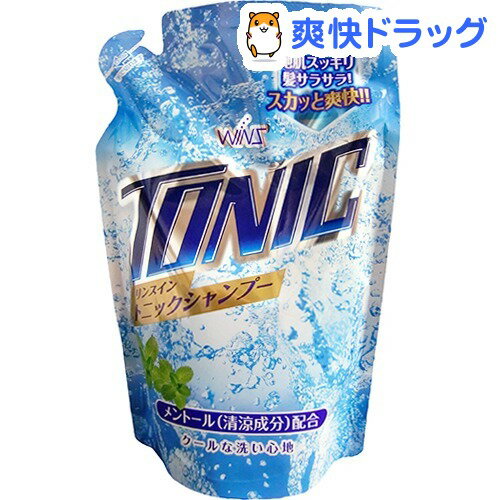 ウインズ リンスイントニックシャンプー つめかえ用(400mL)【ウインズ】[シャンプー]ウインズ リンスイントニックシャンプー つめかえ用 / ウインズ / シャンプー★税込1980円以上で送料無料★