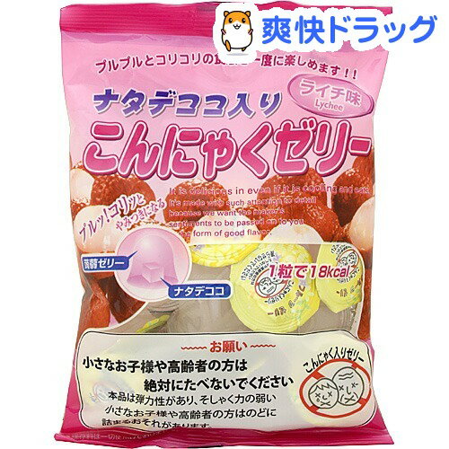 ナタデココ入りこんにゃくゼリー ライチ味(16.5g*12コ入)[こんにゃくゼリー ダイエット食品]