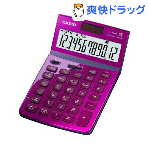 カシオ 電卓 ピンク JF-Z200-PK(1台)【送料無料】...:soukai:10472549