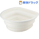 ポゼ シリコン洗桶 ホワイト(1コ入)【ポゼ(シンク廻り商品)】[洗い桶 あらいおけ 洗いおけ]