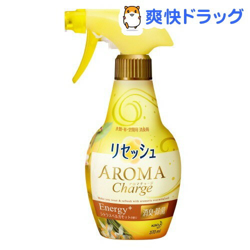 クーポンで10%オフ★リセッシュ アロマチャージ エナジー+ シトラスベルガモットの香り 本体(370mL)【リセッシュ】[消臭剤 Energy+ エナジープラス]【8/15 10:00-23:59までクーポン利用で5000円以上10%オフ】