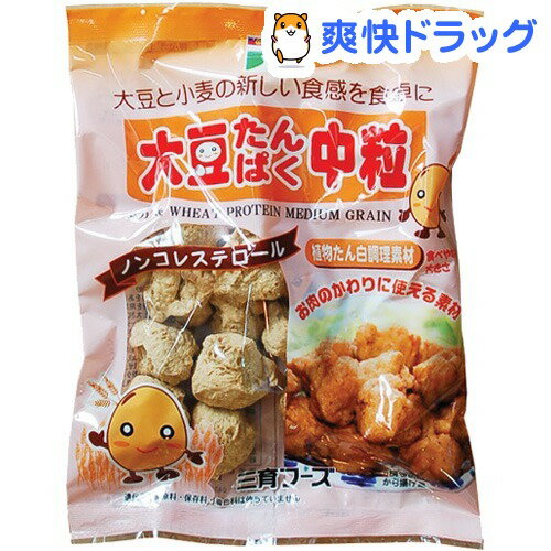 三育フーズ 大豆たんぱく 中粒(90g)[レトルト食品]