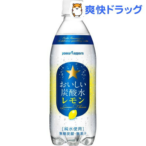 サッポロ おいしい炭酸水 レモン(500mL*24本入)[炭酸飲料]【送料無料】...:soukai:10225210