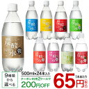 国産 天然水仕込みの炭酸水(500mL*24本入)【送料無料(北海道、沖縄を除く)】【rdkai_0