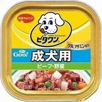 日本ペットフード ビタワンGOO 成犬用 ビーフ&野菜 100g