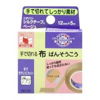 【メール便・ビジネスパック対応可】ニチバン シルクテープベージュ 12mm×5m