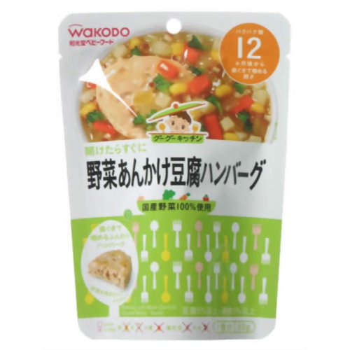グーグーキッチン 野菜あんかけ豆腐ハンバーグ 80g