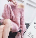 ニット セーター オフショルダー トップス レディース おし...