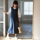 ワンピース M/L/LL/3Lサイズ すっきり大人カジュアルに決まる、デニムワンピ。デニム