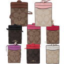 コーチ COACH 小物(カードケース/IDケース) シグネチャー ランヤード パスケース/定期入れ f63274 小物 id case