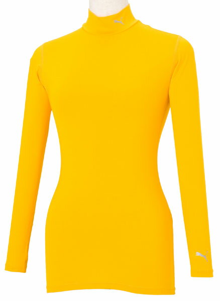 PUMAプーマLight Compression Womens モックネック LS シャツ900922 ゴールドフュージョンプーマレディースコンプレッションシャツ