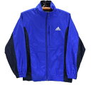 adidas アディダス ジャージジップトラックジャケット 140cm 青 ○ 5400円以上ご購入で送料無料【BIG2nd大阪店】【170316】古着【中古】【キッズ】【s30】