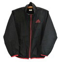 adidas アディダス スポーツ ジップジャケット 130cm 黒 激安♪ 5400円以上ご購入で送料無料【BIG2nd大阪店】【170320】古着【中古】【キッズ】【s30】